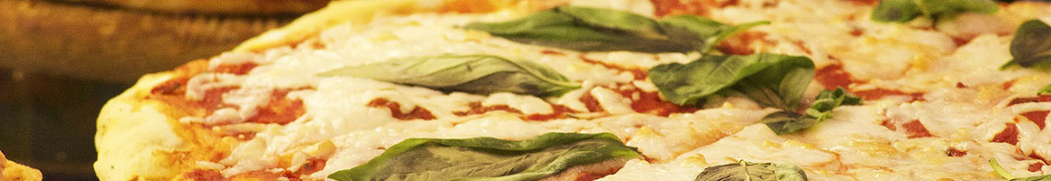 Eating American (Traditional) Italian Pizza at Manhattan Pizza restaurant in Ashburn, VA.
